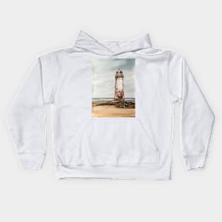 Talacre Lighthouse, North Wales Kids Hoodie